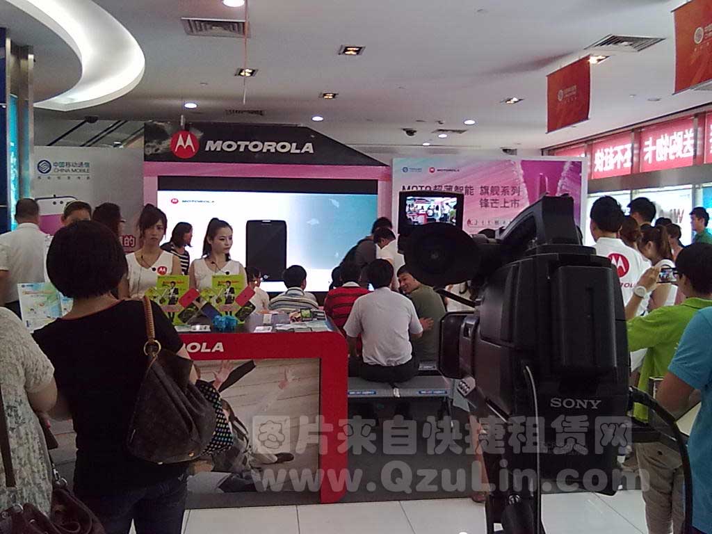 快捷租賃現場案例：摩托新品發(fā)布會現場3